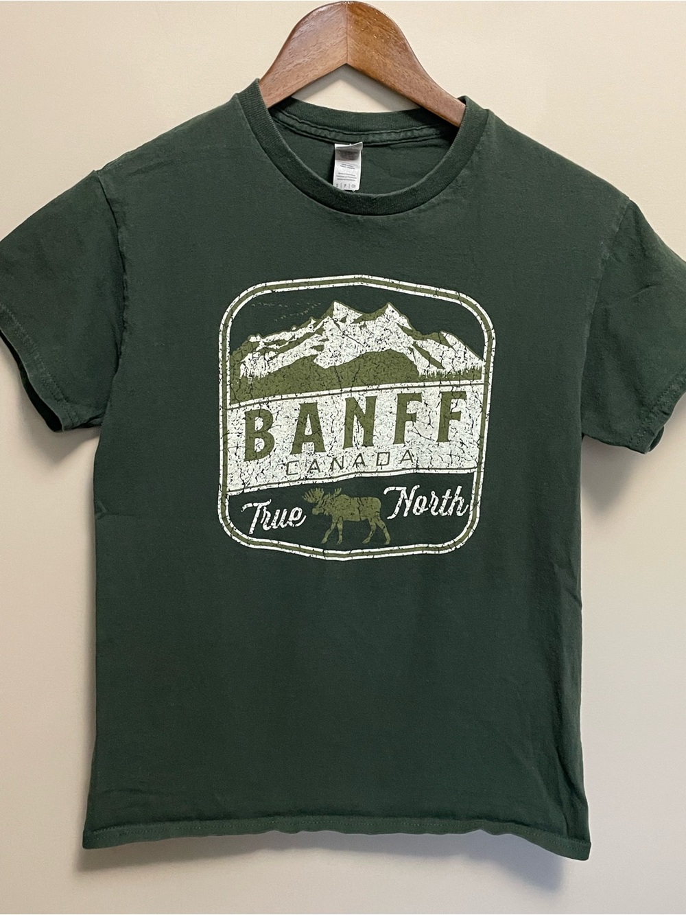 Banff Canada Forest Green Tee Women’s Small